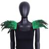 Elastic Ball Shawl Gothic Style Performance Shawl Simple Feather Shoulder Badge  Performance