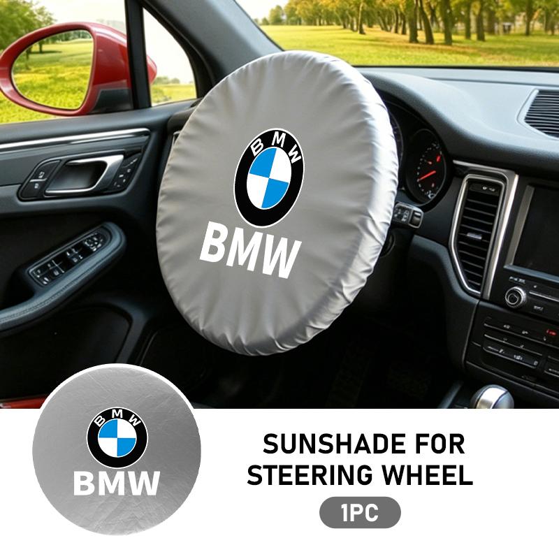Car Steering Wheel Sun Shade Cover UV-Blocking Sun Protection Cover For BMW M 1 3 4 5 6 7 Series M3 M6 F01 F02E34 E36 E70 F10 X6 UF0