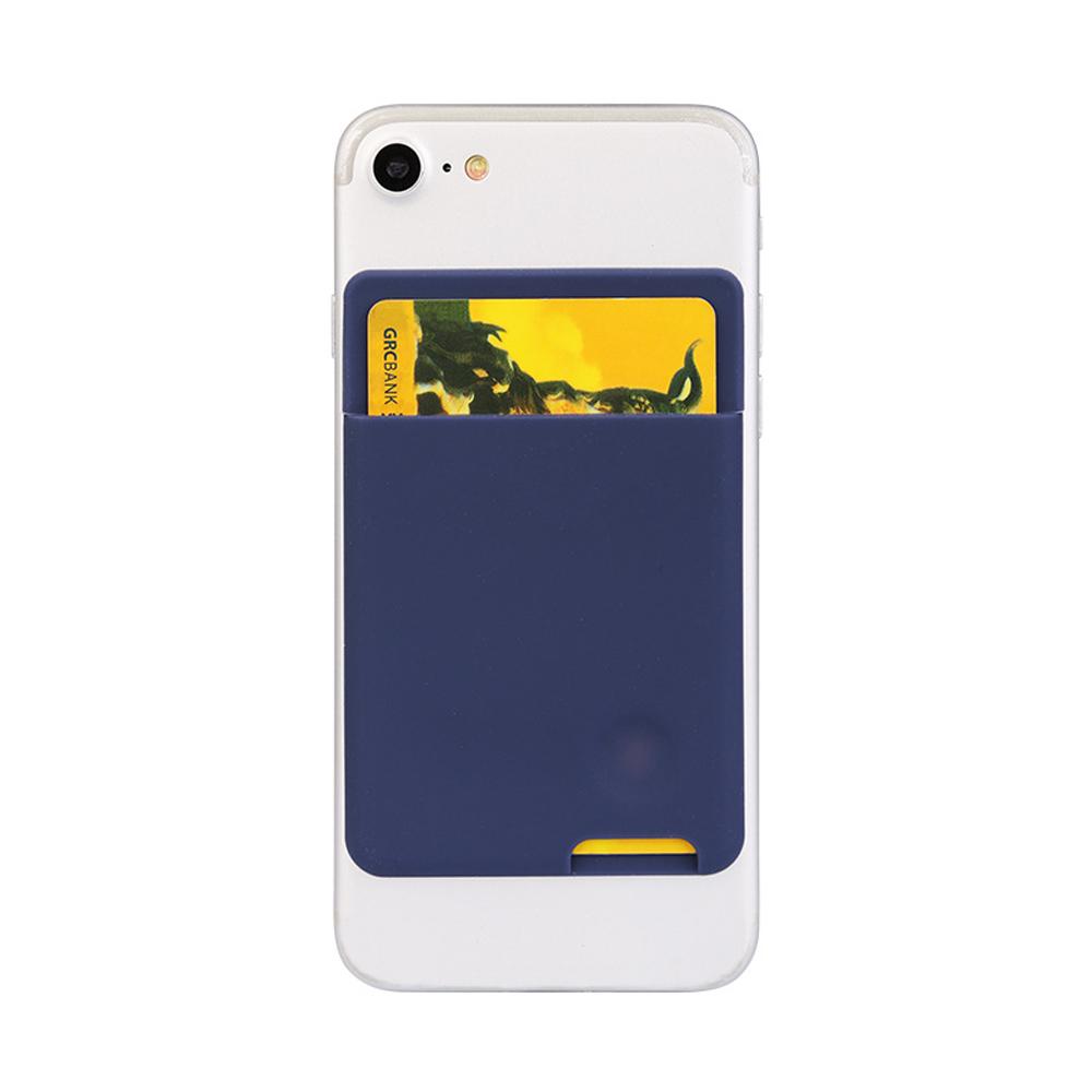 Silicone ID Credit Phone Back Pocket Cellphone Pocket Sticker Phone Stickers Phone Card Holder