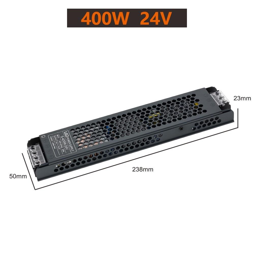 Улучшенный светодиодный драйвер из алюминиевого сплава, бытовой источник питания 12 В/24 В, портативные световые трансформаторы для светодиодной ленты