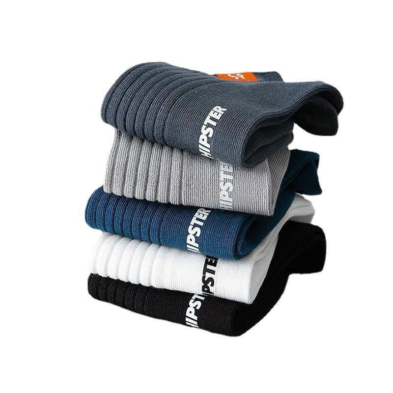 5 пар весенне-осенних дезодорирующих впитывающих дышащих удобных женских и мужских носков до щиколотки в деловом стиле для повседневных спортивных носков