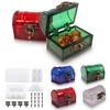DIY Silicone Epoxy Resin Molds Treasure Box Storage Set for Jewelry Dice Candy Crafts Organizer