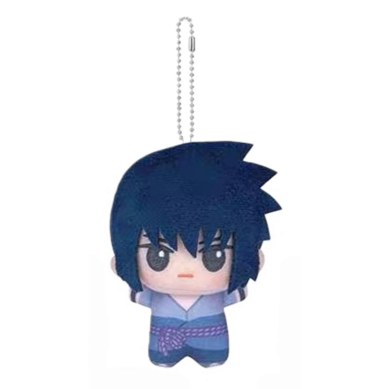 New Anime Naruto Plush Keychain Haruno Sakura Cotton Doll Kawaii Shippuden Sasuke Kakashi Stuffed Bag Charm Creative Fans Gifts