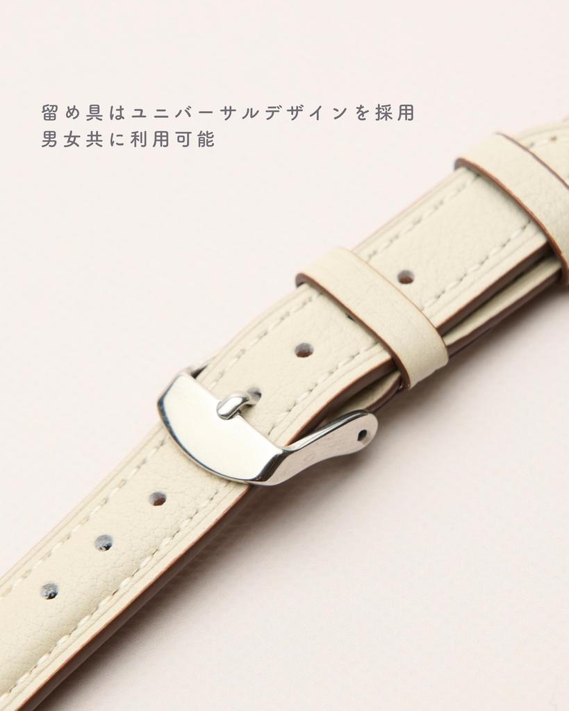 Ремешок для умных часов 18 мм Натуральная кожа Кожаный сменный ремешок [monomam] Женский (Ширина ремня 18 мм) (Античный верблюд)