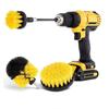 Electric Scrubber Brush Drill Set Brush Kit Power Drills Scrubber Brush For Carpet Glass Car Tires Nylon Brushes 2/3.5/4''