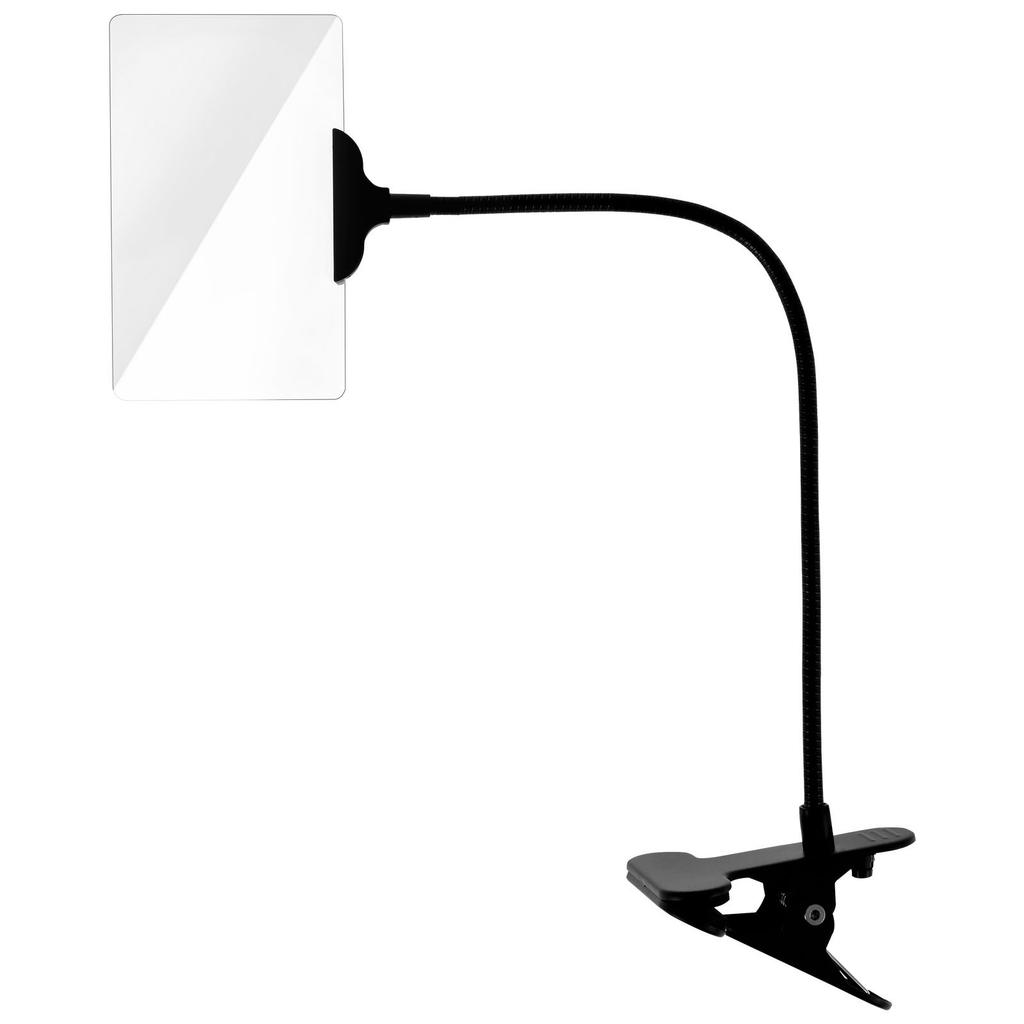 Настольная лупа 4X 5X Прямоугольная полностраничная лупа Гибкая лупа "свободные руки" для чтения Слабовидящие Пожилые люди Дети