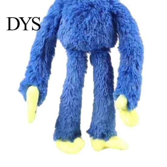 Game Character Inspired Plush Toy Smiling Long Limbs Cartoon Soft Plushie Stuffed Doll Home Bedroom Decoration Fan Collectible Gift Blue