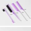Professional Makeup And Hairdressing Three Piece Set, Double Ended Eyebrow Brush, Pointed Tail Comb, Brushed Fluffy Styling Comb Brush