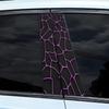 Совместим с различными моделями Автомобильная геометрическая наклейка на центральную стойку B