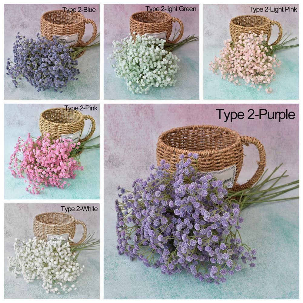 Праздничные принадлежности Искусственные растения 108 головок Искусственная гипсофила, похожая на живую цветочную композицию Baby Breath