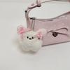 New Polka Dot Cute Handbag Women's Shoulder Bag with Butterfly Knot Decoration Casual Crossbody Bag for Ladies