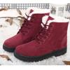 Women's Boots 2023 Winter Boots With Fur Low Heels Snow Boots Ankle Bota Feminina Platform Booties For Women Winter Shoes Heeled