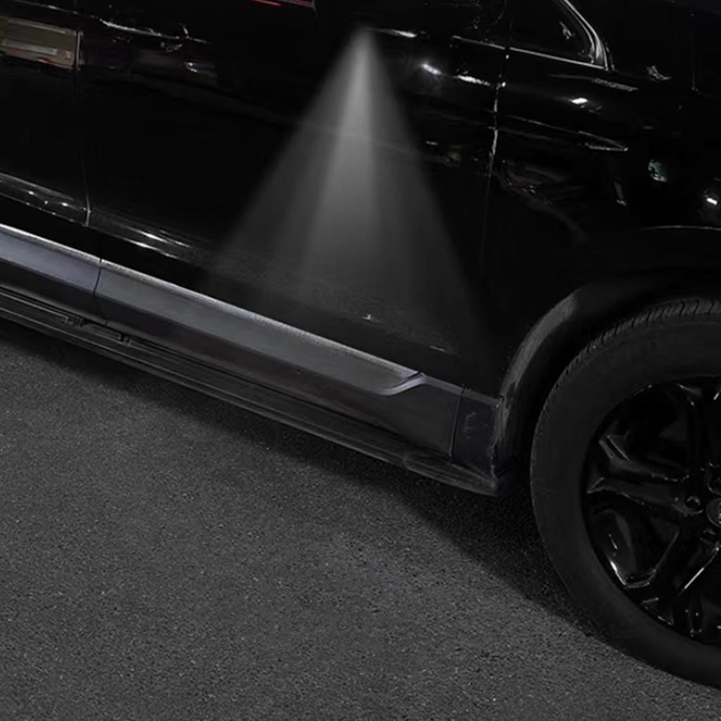 Yankok Side Mirror Projector Shadow Lights for F150 Expedition Explorer Everest Flex Focus Fusion C-Max Escape Edge Taurus Ranger Mustang (2 Pack