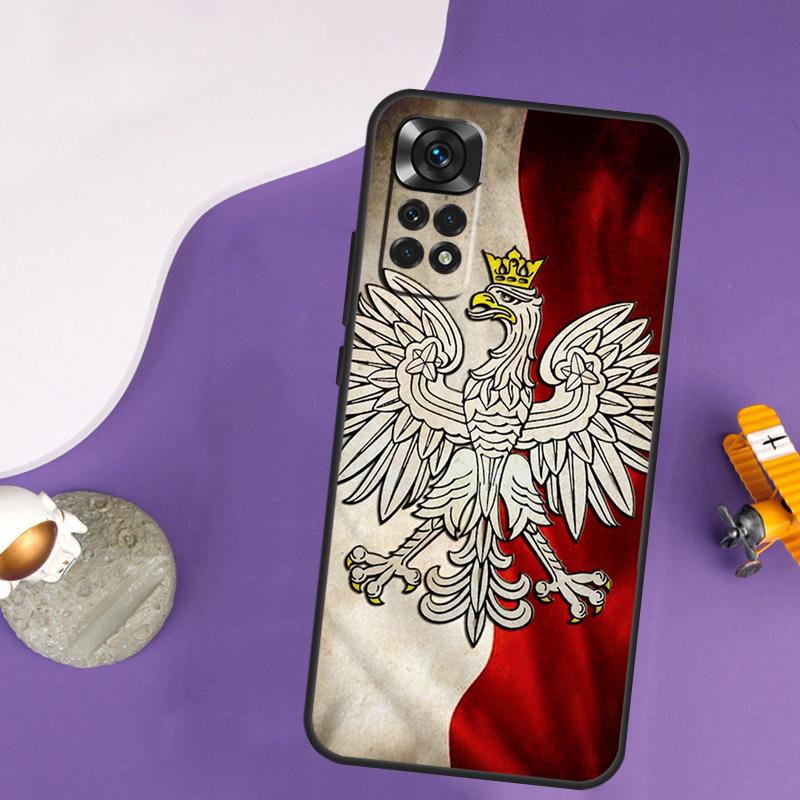 Poland Flag Case For Xiaomi Redmi Note 13 Pro 14 12 9 10 11 Pro 10S 11S 12S Redmi 14C 13C 10C 12C Cover