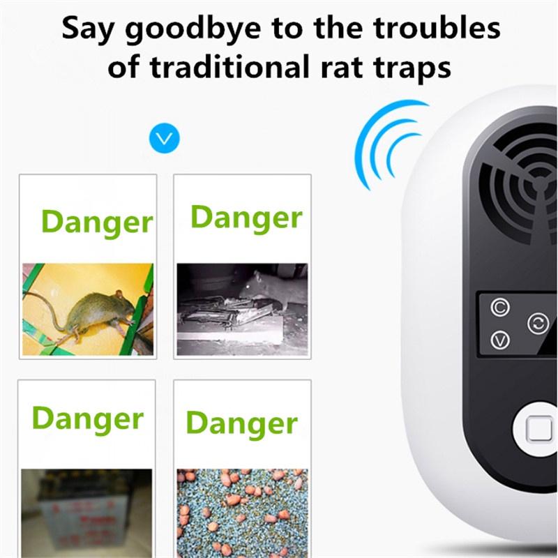 US/UK Plug Enhanced Version Electronic Cat Ultrasonic Anti Mosquito Insect Repeller Rat Mouse Cockroach Pest Repellent