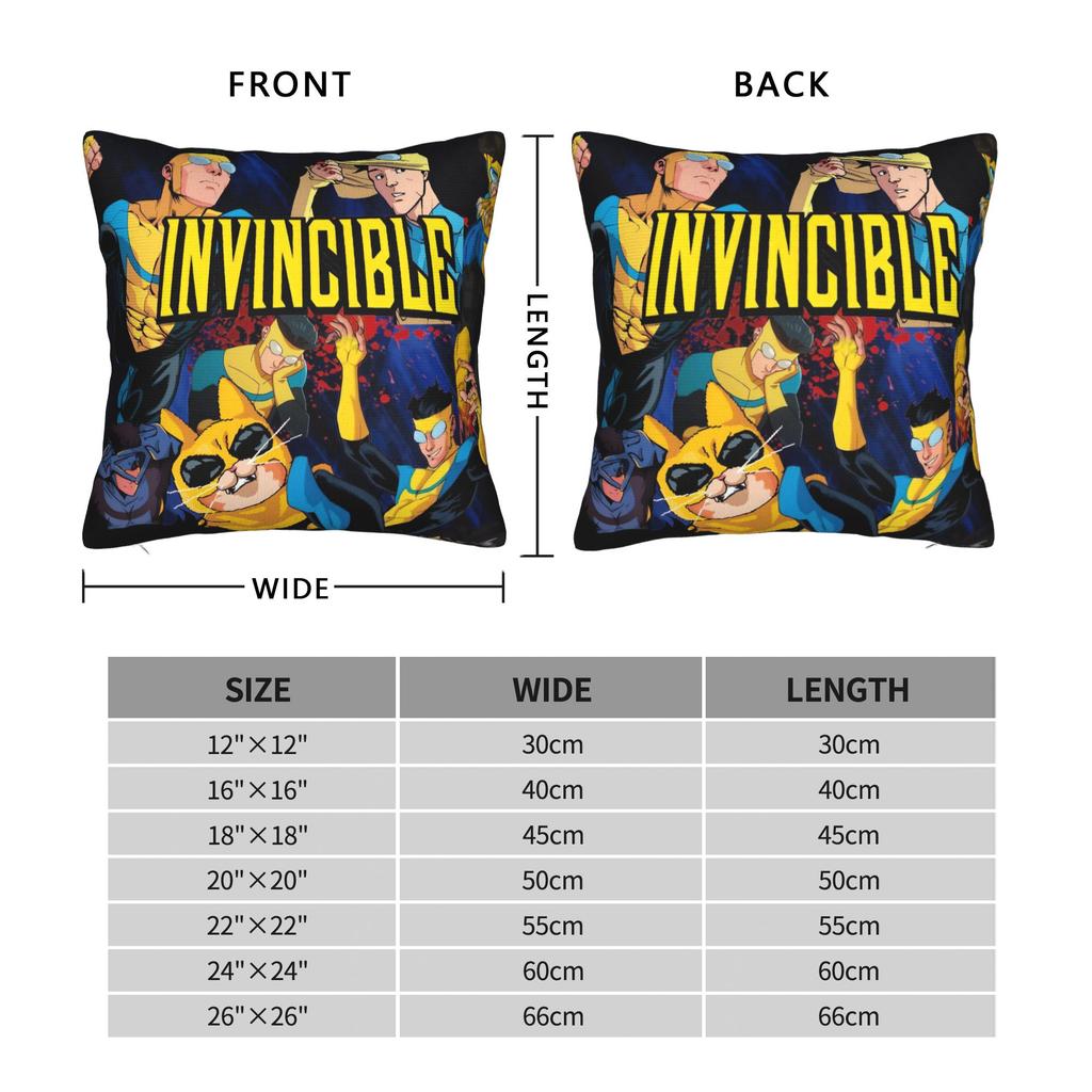 Funny Invincible Expressions Pillow Case Novelty Pillow Cover Soft Pillowcases For Sofa Home Decoration