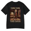 Unisex Summer T Shirt Italian Brainrot Tralalero Tralala Tung Tung Tung Sahur Bombardiro Crocodilo Funny Meme T-Shirt Women Tees Y2k Tops