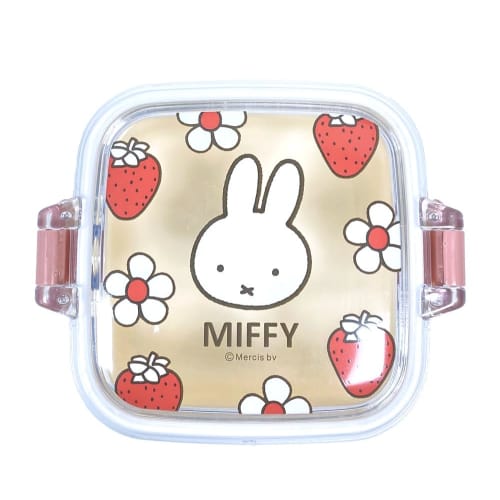 Miffy Dessert Case, Antibacterial, Dishwasher Safe, BW24-4, Lunch Box, 150ml Capacity