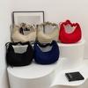 Korean Style Pleated Hand Bag Crossbody Bag Fashion Underarm Bag INS Shoulder Bag  Storage Bag