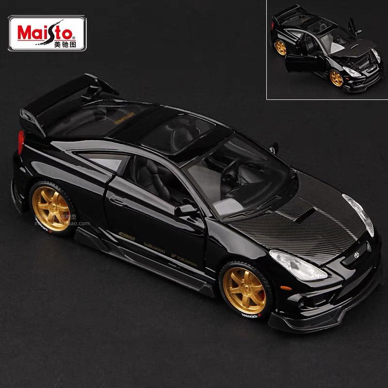 Maisto 1:24 Toyota Celica GT-S Alloy Miniature Car Model Diecast Metal Scale Car Model Collection Children Toy Vehicles Gift