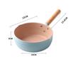 Кухня Антипригарная кастрюля с деревянной ручкой Сковороды для омлета Кастрюли для приготовления молочного супа Кухонная утварь Индукционная плита Универсальная