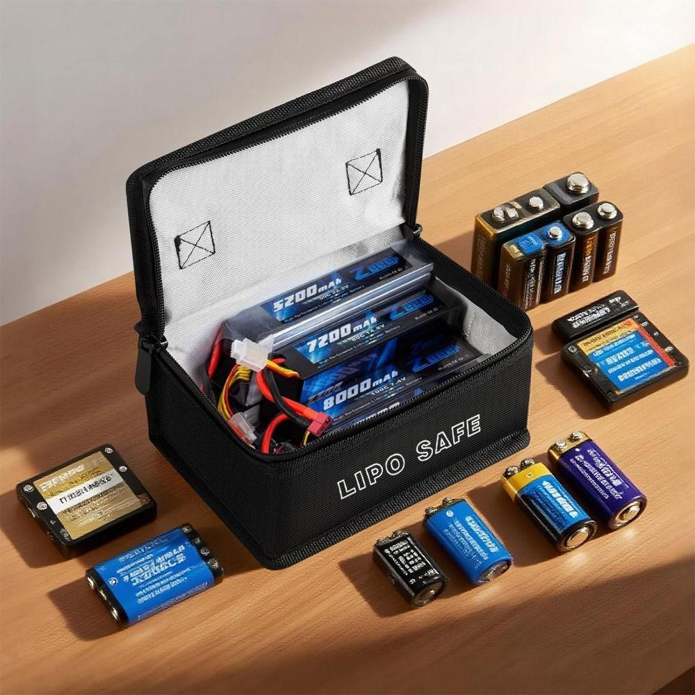 Waterproof Battery Fireproof Handbag Portable Lipo Protective Case  RC Battery Storage
