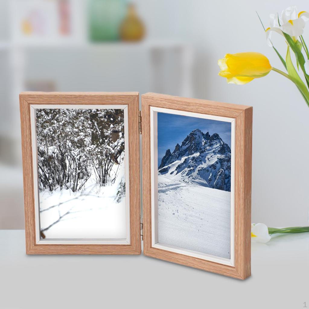 4x6 Photo Frame for Family Images - Vertical Display Holder Home