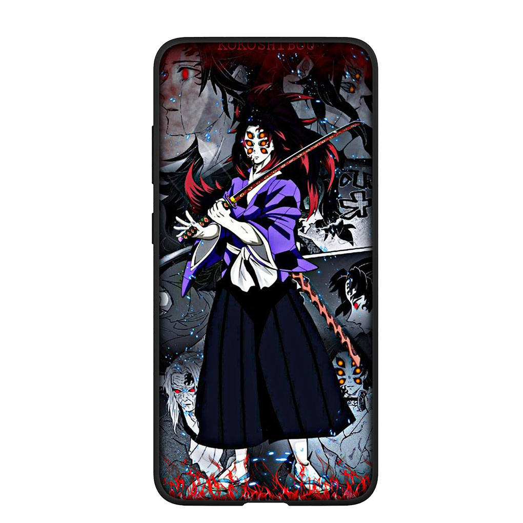 Чехол для телефона Samsung Galaxy S25 S24 S23 iPhone 16 15 Xiaomi Redmi Note 14 13 12 16E 11 Pro Max OPPO Moto Huawei Kokushibo Kamado Nezuko Demon Slayer