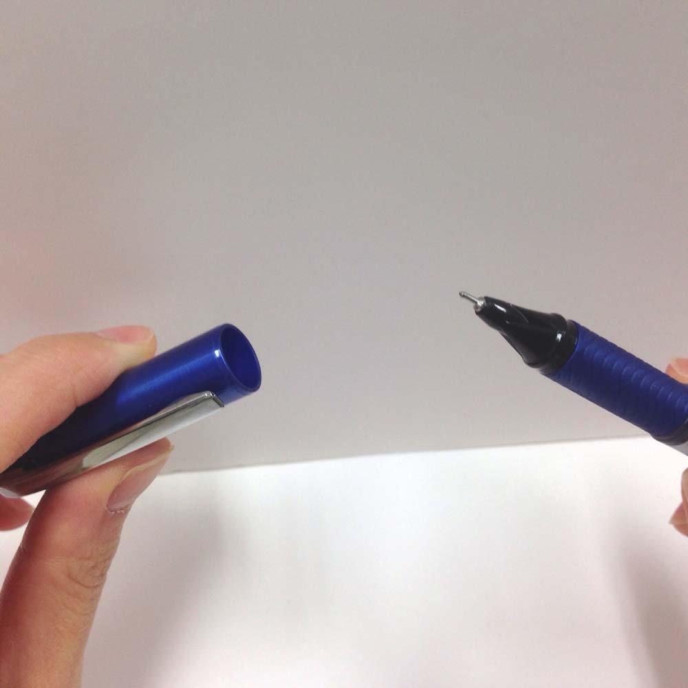 PENTEL Ballpoint Pen Gel Ink Energel Euro 0.5mm Blue Shaft BLN25-C Blue 10 Pieces