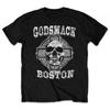 Хлопковая футболка Godsmack унисекс для взрослых Boston с черепом