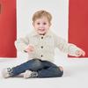 Volunboy Baby Winter Warm Corduroy Coat with Fleece Long and Warm for Fall and Winter Size Boys' Outerwear, Lining, Sleeves, Thick, Windproof,