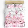 Castle Window Desk Moon Cat Book Witch Room Duvet Cover 3pcs Bedding Set Home Textile Quilt Cover Pillowcases No Sheet