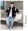 2025 Boys' Trendy Spring/Autumn Baseball Jacket Coat for Big and Middle Children