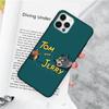 JT49 Tom and Jerry Black Soft Case for OPPO Reno 8 6 5 4 Pro Plus Find X3 A17 A3 A31 A38 A40 A53 A54 A55 A74 A76 A78 A77 A80 A94 A95 A96 Lite