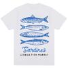 Funny Fish Market Print T-shirt Kawaii Fashion Men Women Harajuku High Quality T Shirts Loose Cotton Casual Summer T Shirt Gifts