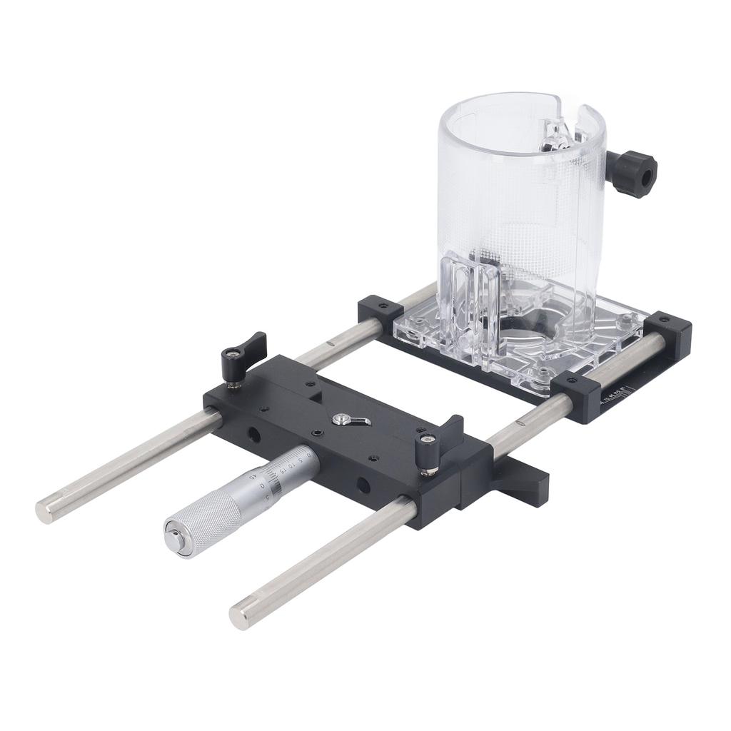 Фрезерный приспособление для каннелюр Алюминиевый сплав Точность 0,01 мм Диапазон от 0 до 18 мм Фрезерный приспособление 65 мм для деревообработки