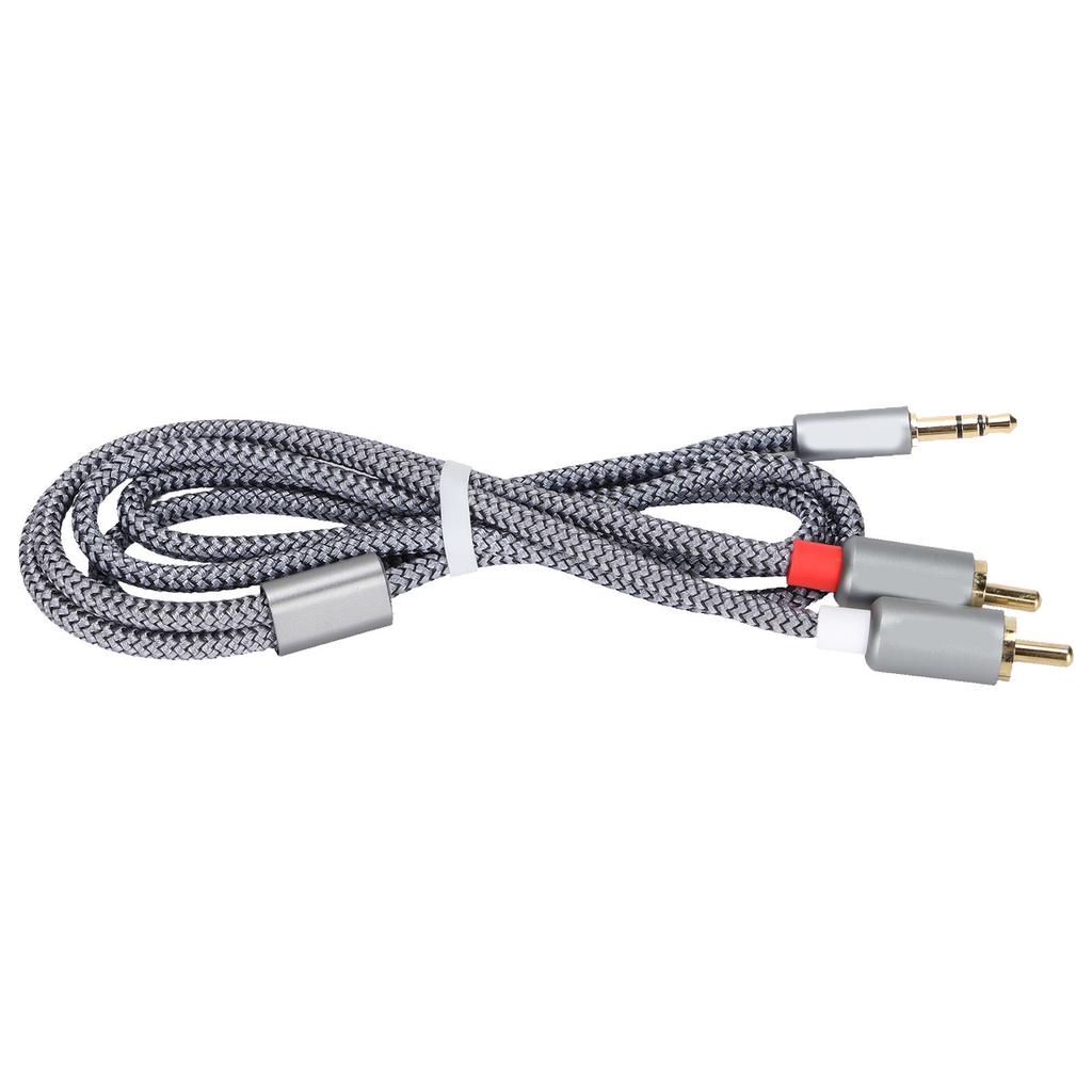3.5mm Jack to 2 RCA Aux Audio Cable High Fidelity Audio Cable for Mobile Phones Laptops Speaker
