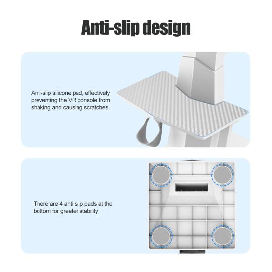 Подставка для VR-гарнитуры Yousheng для Meta Quest 3S, держатель для левого и правого контроллеров, подставка для дисплея очков виртуальной реальности, настольная стойка, VR-аксессуары