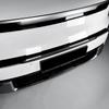 Для Kia EV9 4 шт. Автомобильные Декоративные Полосы из Углеродного Волокна и Пиано-Черного Пластика на Передний Бампер Снаружи Молдинги LHD RHD