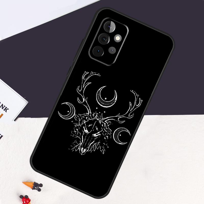 Чехол для телефона Samsung Galaxy A14 A55 A06 A05 A36 A26 A16 A54 A34 A22 A32 A52 A35 A15 A53 A13 A56 с изображением ведьмы и колдовства