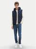 Зимняя куртка Tom Tailor Hybrid Vest Mit Kapuze (1041313) sky captain blue