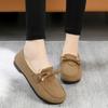 Winter Warm Shoes Fashion Low Top Flat Cotton Shoes Women Flats Casual Buckle Suede Comfort Platform Shoes