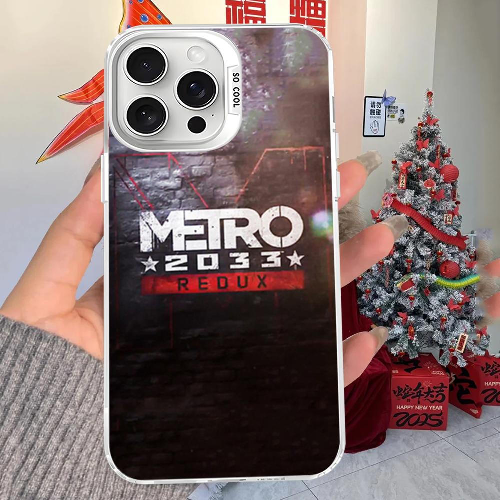 Чехол для телефона Metro для iPhone 16 15 14 13 12 11 Pro Max X XR XSMAX 8 7 Plus Матовый Ударопрочный Задний Чехол