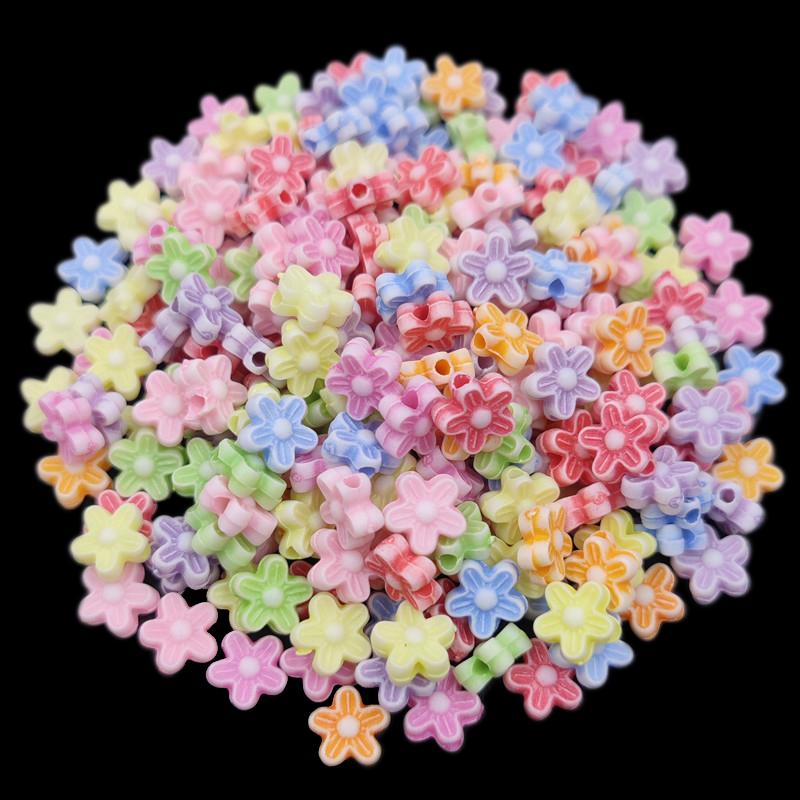 200Pcs DIY Crafts Flower Moon Shell Loose Beads For Jewelry Makings Pendant Necklace Bracelet Wholesale