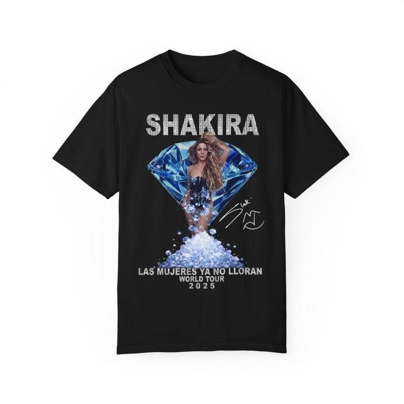 Las Mujeres Ya No Lloran Shakira 2025 Tour Shakira Fan Shakira 2025 T-Shirt