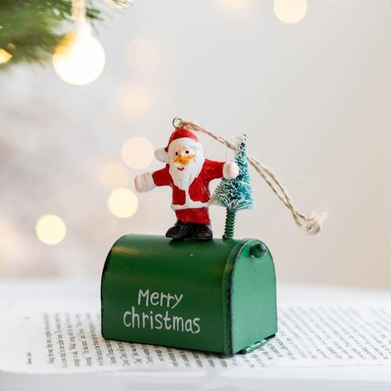 Подвеска для почтового ящика Санта-Рождество висит Клаус Снеговик Медведь Декор Дерево Орнамент для дома Праздничный праздник