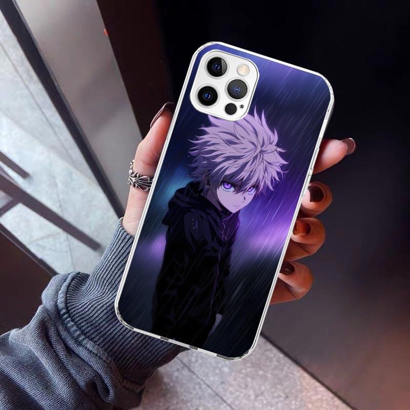 Huner X-Hunters Killua Phone Case For iPhone 17 Air 16 15 Pro Max 14 Plus 13 Mini 12 11 Cover 7 8 SE Silicone Shell Print Fundas