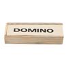 Набор домино Дабл Сикс с деревянным кейсом для Пай Гоу Покера, семейного развлечения, домашних вечеринок и посиделок. Классическая настольная игра, образовательная интерактивная игрушка.