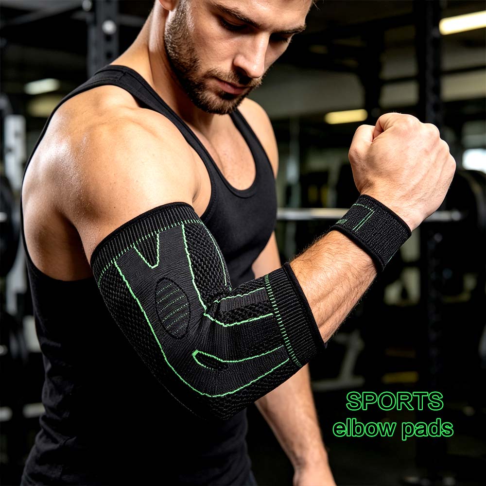 Non-Slip Fitness Elbow Brace Spandex Breathable Arm Pad  Running Yoga Dancing