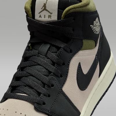 Jordan 1 Mid SE Off Noir Medium Olive